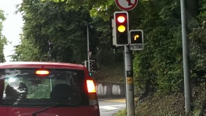 The yellow light means "Get ready to go!"