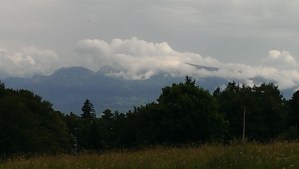 View southeast toward France from atop La Salève