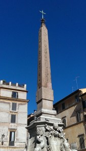 Obelisk with cross