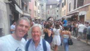 Rodger and me in Annecy
