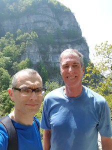 Mikolaj and me on the Saleve