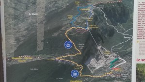 Saleve trail map